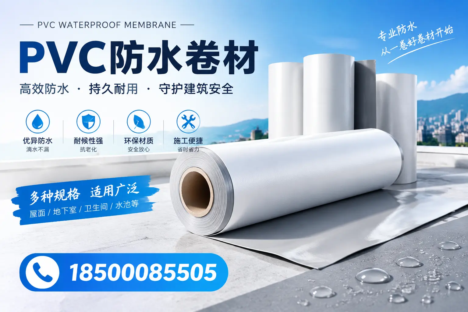 如何选择适合的PVC防水卷材？专家为您解答重庆城区的需求
